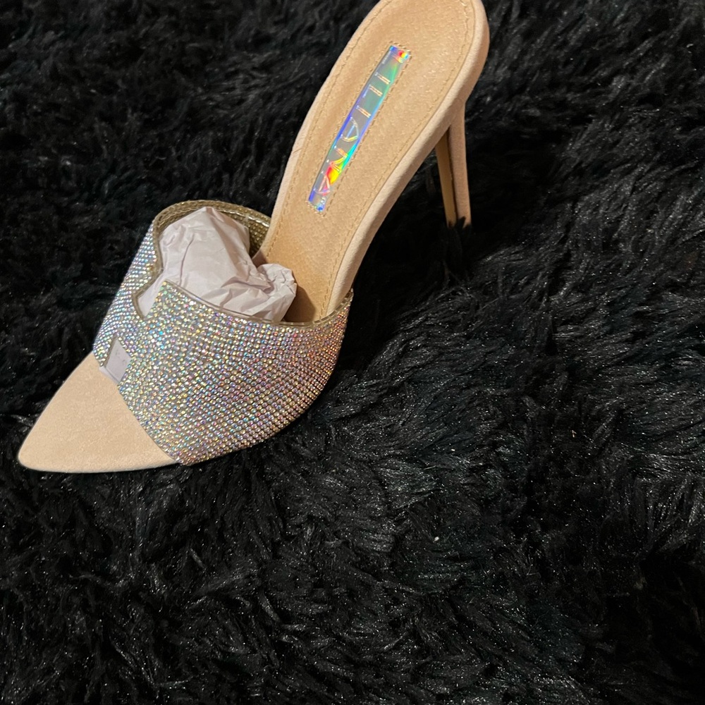 Liliana Sparkling Silver Heels